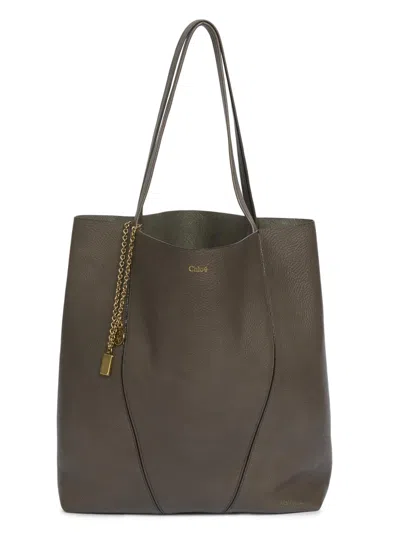 Chloé Women's Large Spin Leather Tote Bag