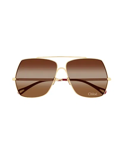 Chloé Women's Large Sunglasses In Blue