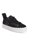 Chloé Thece Lace-up Sneakers For Women In Black
