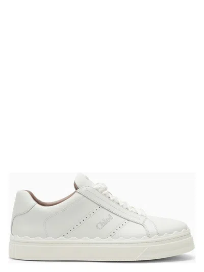 CHLOÉ WOMEN'S LAUREN LEATHER SNEAKERS