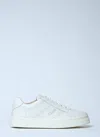 Chloé Lauren Leather Sneakers In White