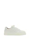 Chloé Lauren Leather Sneakers In White