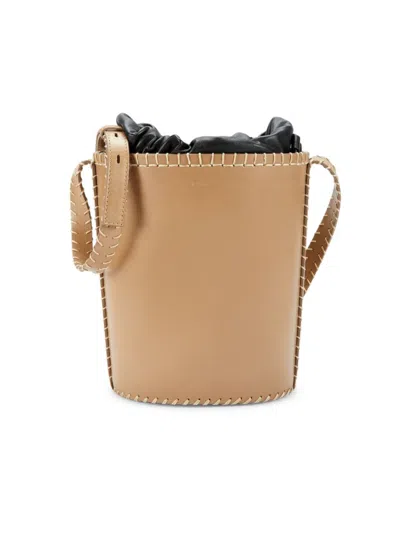 Chloé Women's Leather Bucket Bag In Beige