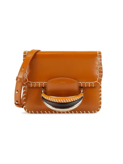Chloé Women's Leather Shoulder Bag In Brown
