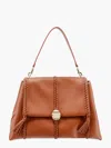 Chloé Chloe' Women Leather Shoulder Bag With Engraved Logo