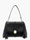 Chloé Chloe' Women Leather Shoulder Bag With Tassels