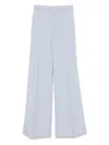 Chloé Casual Pants With Belt Loops In Ashblue