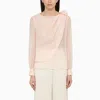 Chloé Women's Light Pink Blouse In Virgin Wool In Pink