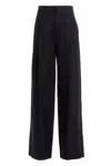 Chloé Linen Pants With Front Pleats