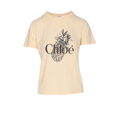 CHLOÉ CHLOE' WOMEN LOGO BABY FIT T-SHIRT
