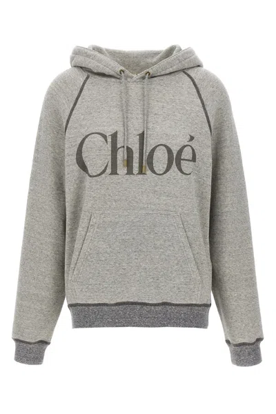 CHLOÉ CHLOÉ WOMEN LOGO HOODIE