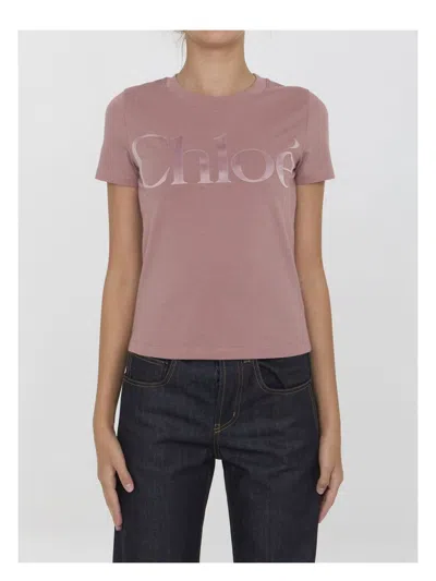 CHLOÉ WOMEN'S LOGO T-SHIRT