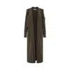 Chloé Women's Long Coat In Brown
