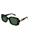 Chloé Marcie 53mm Rectangular Sunglasses In Pattern