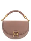 Chloé Marcie Chain Flap Top Handle Bag In Brown