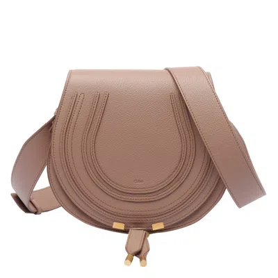 Chloé Small Marcie Shoulder Bag In Pink