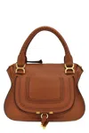 Chloé Chloe Women Brown Leather Medium Marcie Handbag In Brown