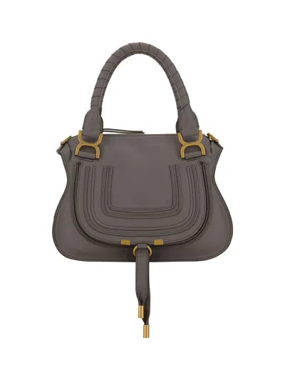Chloé Women Marcie Handbag In Gray