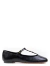Chloé Marcie Mary-jane Python Print Leather Ballet Flats