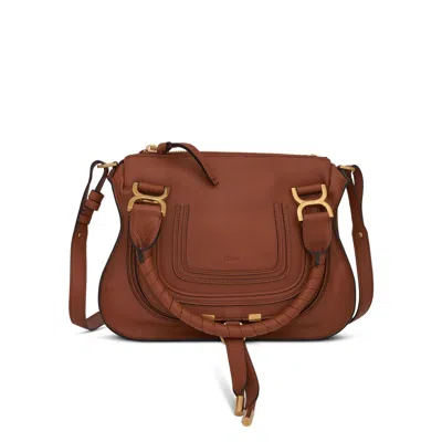 Chloé Women's Marcie Mini Double Carry Bag In Tan