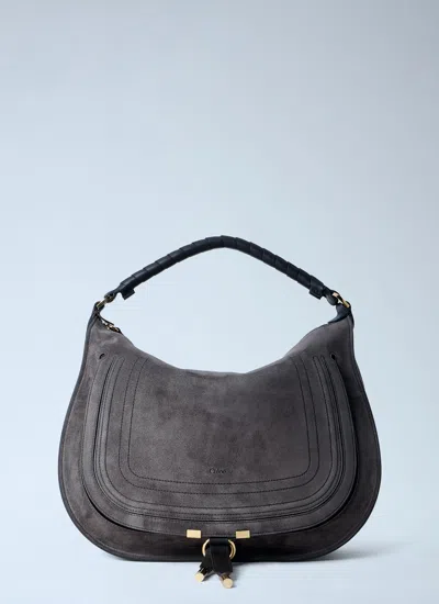 Chloé Women Marcie Shoulder Bag In Gray