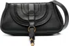 Chloé Marcie Leather Shoulder Bag In Black