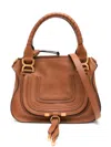Chloé Chloe Women Brown Leather Medium Marcie Handbag In Multi