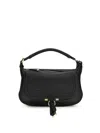 Chloé Small Marcie Leather Shoulder Bag In Black