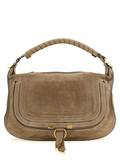 Chloé Women 'marcie' Small Shoulder Bag In Brown