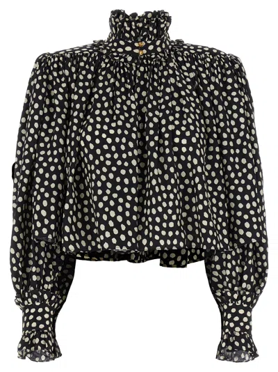 Chloé Women Maxi Shoulder Top In Multi