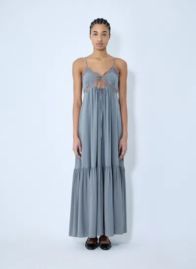 CHLOÉ CHLOÉ WOMEN MAXI SILK DRESS