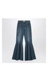 Chloé Midnight Blue Denim Flare Jeans In Blue