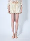 Chloé Women Mini Balloon Shorts In Neutral