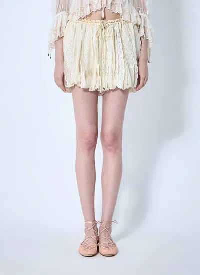 CHLOÉ CHLOÉ WOMEN MINI BALLOON SHORTS