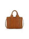 Chloé Women's Mini Woody Leather Tote Bag In Caramel
