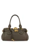 Chloé Chloe Women Mud Leather Paddington Shoulder Bag In Brown