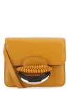 Chloé Versatile Leather Clutch With Unique Front Handle