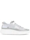 Chloé Chloe Women Multicolor Fabric Nama Sneakers In Gray