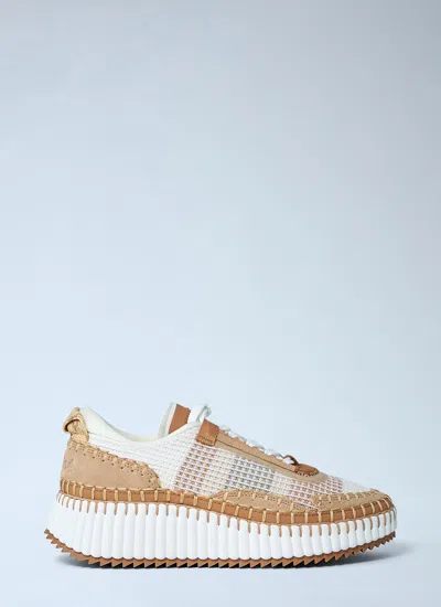Chloé Women Nama Sneakers In White