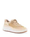 Chloé Women's Nama Woven Platform Low Top Sneakers In Blossom Beige