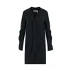 Chloé Women's Neck Tie Shift Black Dress In Black