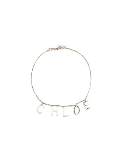 Chloé Women Necklace With Pendants In Metallic