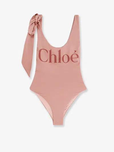 Chloé Chloe' Women Nylon One-piece Swimsuit With Logo