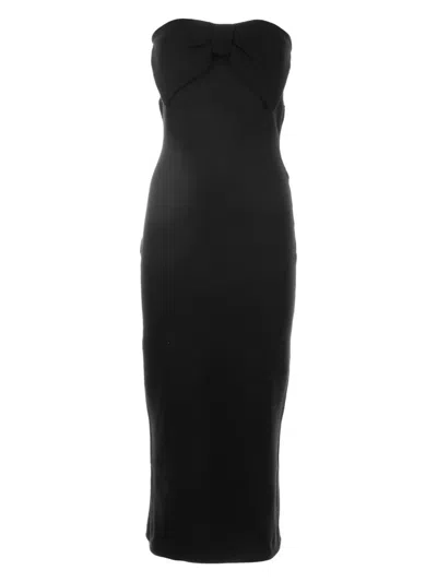 CHLOÉ WOMEN'S OPEN SHOULDER MIDI DRESS