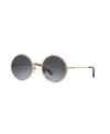 Chloé Womens Ch0230s Round-frame Metal Sunglasses Gold In Gold