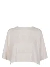 Chloé Biologic Cotton T-shirt With Frontal Logo Patch In White