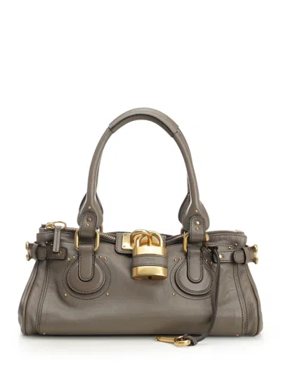 Chloé Chloe' Women "paddington" Bag In Gray