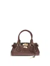 Chloé Women Crafty Brown Paddington Shoulder Bag In Multi