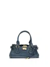Chloé Womens Tapestry Blue Paddington Leather Top-handle Bag In Blue