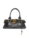 Chloé Paddington Leather Shoulder Bag In Blue